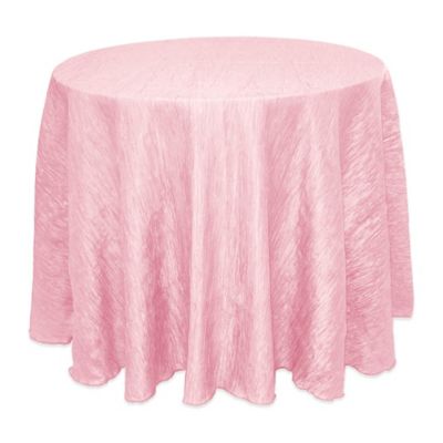 Ultimate Textile Delano 120 Inch Round Tablecloth In Pink From Bed Bath Beyond Daily Mail