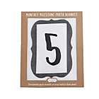 Alternate image 2 for Mud Pie&reg; Monthly Milestone Blanket in White