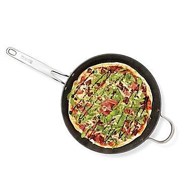 Starfrit the Rock&trade; Nonstick 5.2 qt. Deep Fry Pan with Lid in Black. View a larger version of this product image.