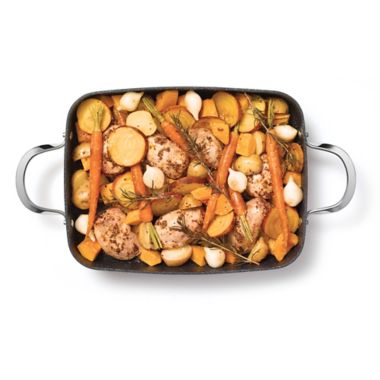 Starfrit the Rock&trade; Nonstick 9-Inch x 13-Inch 5.3 qt. Rectangular Dish in Black. View a larger version of this product image.