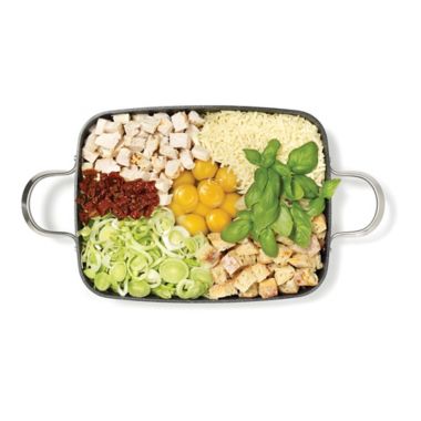 Starfrit the Rock&trade; Nonstick 9-Inch x 13-Inch 5.3 qt. Rectangular Dish in Black. View a larger version of this product image.