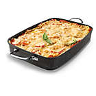 Alternate image 3 for Starfrit the Rock&trade; Nonstick 12-Inch x 17-Inch Roaster with Rack in Black