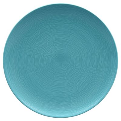 Noritake&reg; Turquoise on Turquoise Swirl 12.25-Inch Round Platter