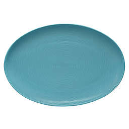 Noritake® Turquoise on Turquoise Swirl 16-Inch Oval Platter
