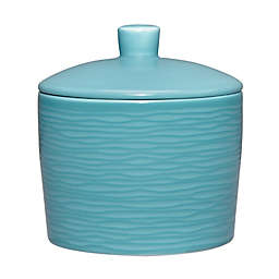 Noritake® Turquoise on Turquoise Swirl Covered Sugar Bowl