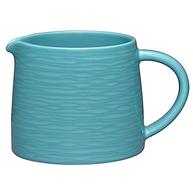 Noritake&reg; Turquoise on Turquoise Swirl Creamer. View a larger version of this product image.