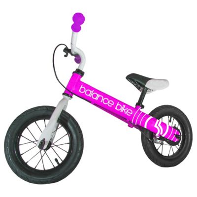12-Inch Metal Balance Bike in Pink