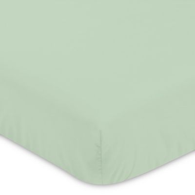 mint green cot sheets