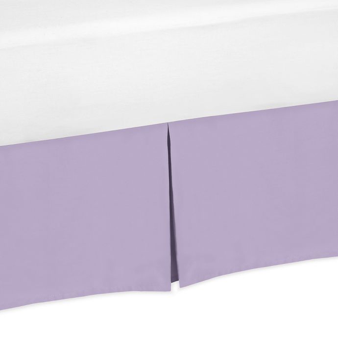 Sweet Jojo Designs Princess Crib Skirt In Lavender Bed Bath