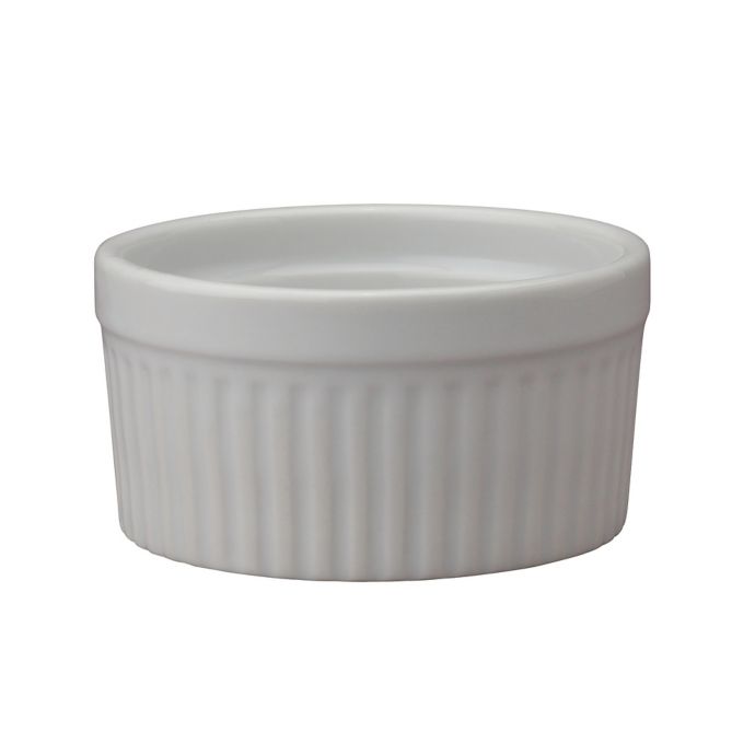HIC 8 oz. Porcelain Souffle Dish in White Bed Bath and Beyond Canada