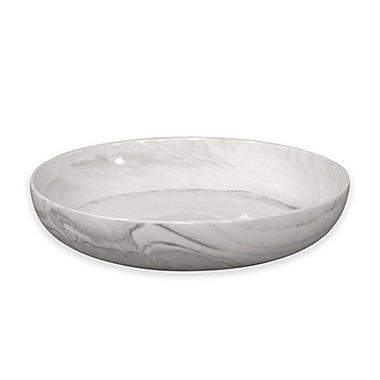 Artisanal Kitchen Supply&reg; Coupe Marbleized Dinner Bowls in Grey (Set of 4). View a larger version of this product image.