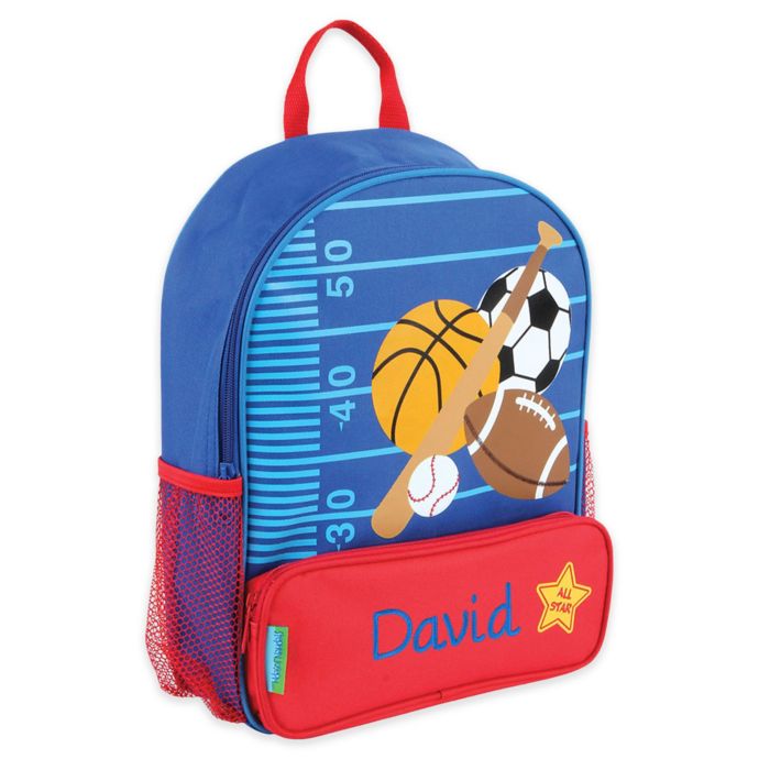 Stephen Joseph® Sports Sidekick Backpack in Blue Bed Bath & Beyond