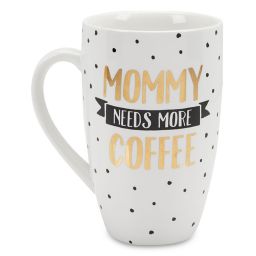 Pearhead "Mommy Needs More Coffee" Mug in White