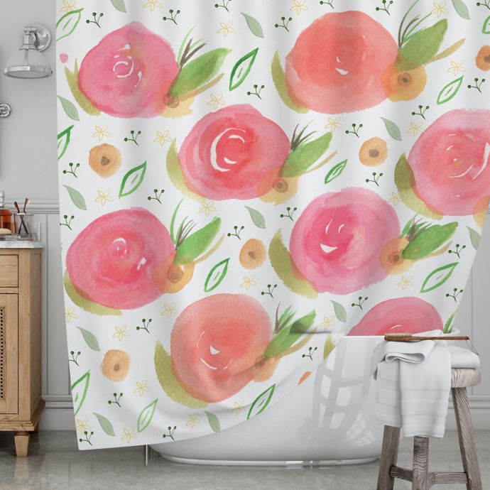 KESS InHouse® Florsle Shower Curtain | Bed Bath & Beyond