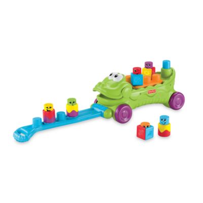 fisher price peek a blocks wagon