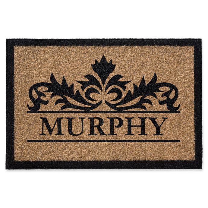 Infinity Murphy Monogrammed Door Mat Bed Bath Beyond