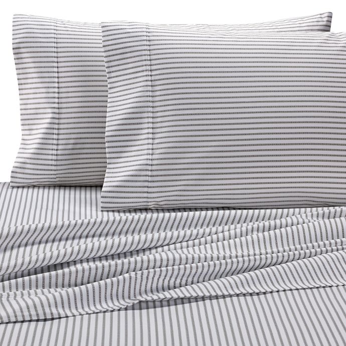 Wamsutta® Stripe 625ThreadCount PimaCott® Sheet Set Bed Bath and