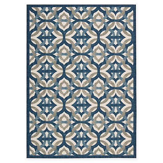 Alternate image 1 for Nourison Waverly Sun & Shade Celestial Indoor/Outdoor Area Rug in Blue