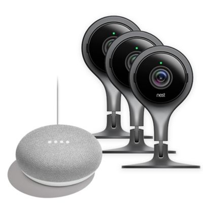 nest cam indoor security camera 3 pack