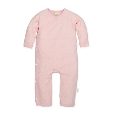 Burt's Bees Baby® Preemie Organic Quilted Kimono Coverall Pink | buybuy BABY
