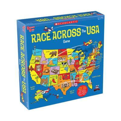 University Games Scholastic&#39;s Race Across the USA Game