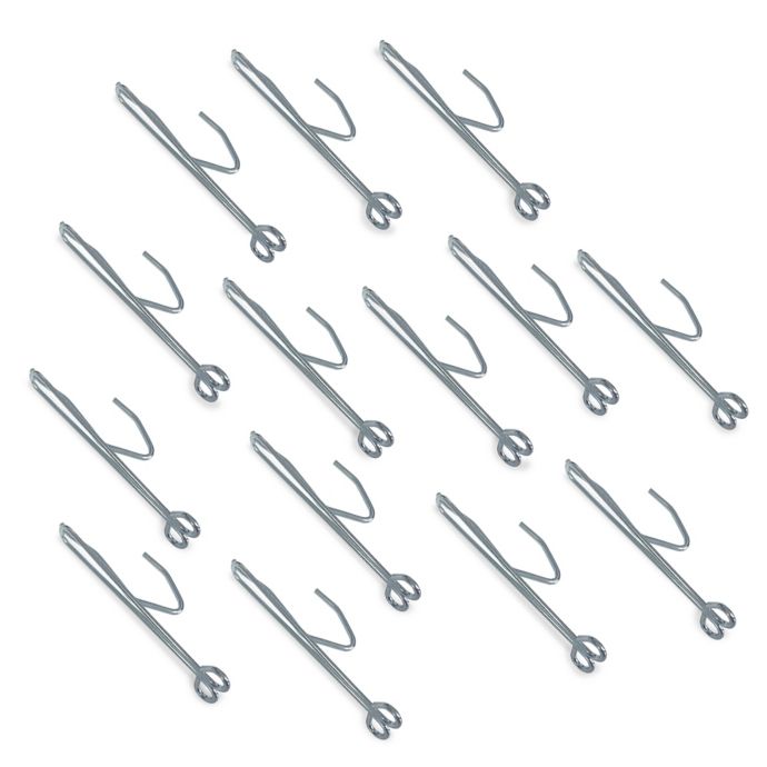 Maytex Slip In Drapery Hooks For Traverse Rods Set Of 14 Bed