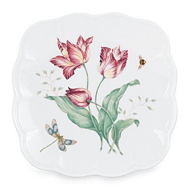 Lenox&reg; Butterfly Meadow&reg; 9.25-Inch Square Accent Plate. View a larger version of this product image.