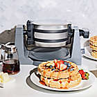 Alternate image 1 for CRUX&reg; Artisan Series Double Rotating Waffle Maker in Grey