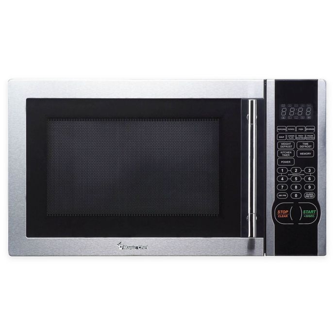 Magic Chef 1 1 Cu Ft Countertop Microwave Oven In White Bed