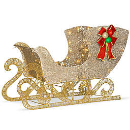 National Tree Company® 38-Inch Santa's Sleigh with White LED Lights