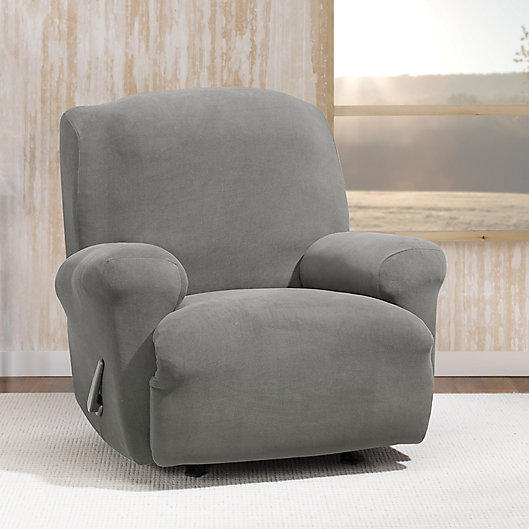 Alternate image 1 for Sure Fit® Stretch Morgan Recliner Cover