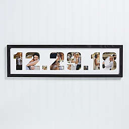 Wedding Date Photo Collage Picture Frame