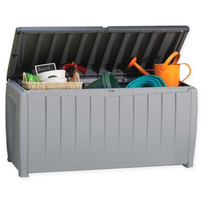 Keter Brightwood 120 Gallon Deck Box Bed Bath Beyond