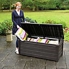 Alternate image 1 for Keter Brightwood 120-Gallon Deck Box in Grey