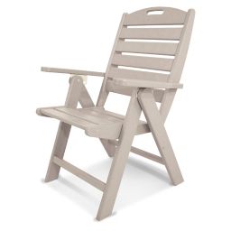 POLYWOOD® Nautical Highback Folding Chair