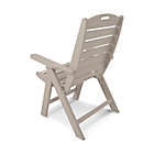 Alternate image 1 for POLYWOOD&reg; Nautical Highback Folding Chair in Sand