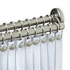 Alternate image 0 for Zenith Satin Nickel Double Tension Shower Curtain Rod
