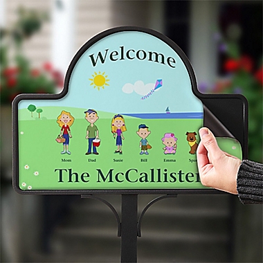 Spring Character Collection Magnetic Garden Sign. View a larger version of this product image.