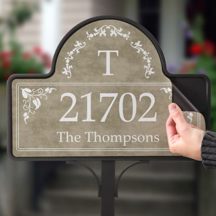 Elegant Address Garden Sign Bed Bath and Beyond Canada