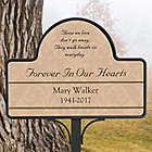 Alternate image 0 for Forever In Our Hearts Memorial Garden Sign