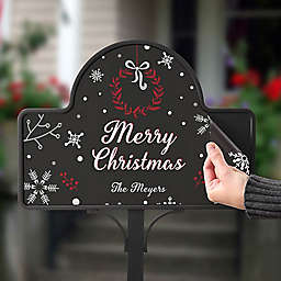Wintertime Wishes Magnetic Garden Sign