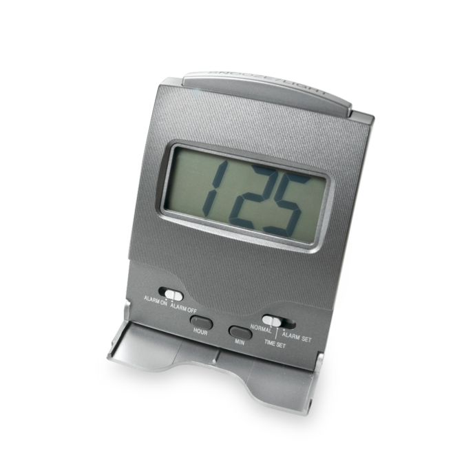 Travel Smart™ Travel Alarm Clock Bed Bath & Beyond