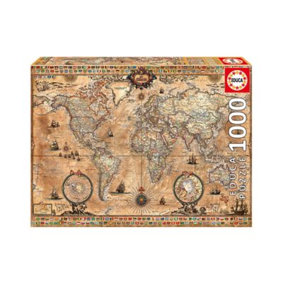 Educa Antique World Map 1000-Piece Jigsaw Puzzle