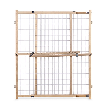 Toddleroo by North States&reg; Extra-Wide Wire Mesh Gate. View a larger version of this product image.