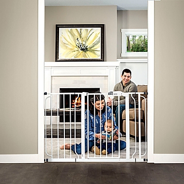 Regalo&reg; Extra-Wide Safety Gate in White. View a larger version of this product image.
