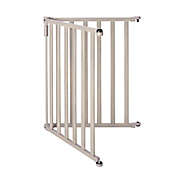 North States 2-Panel Extra Wide Wood Barrier Extension in Gray