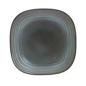 Mikasa&reg; Swirl Speckle Square Dinner Plate in Graphite