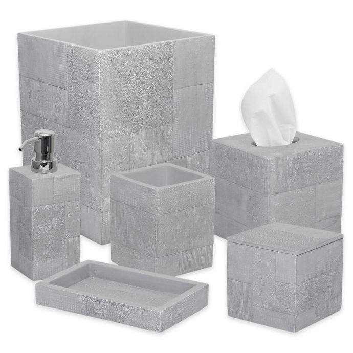 DKNY Cornerstone Bath Accessory Collection in Grey | Bed ...