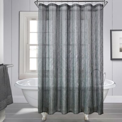 sheer shower curtain