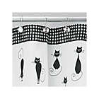 Alternate image 3 for iDesign&reg; SophistiCat Shower Curtain in Black/White